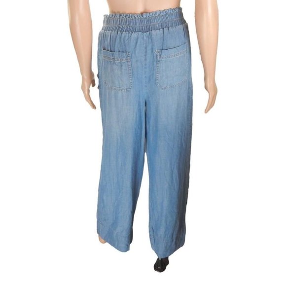 Wide Leg Flare Pants Small Knox Rose Women's Blue Pants - Picture 9 of 9